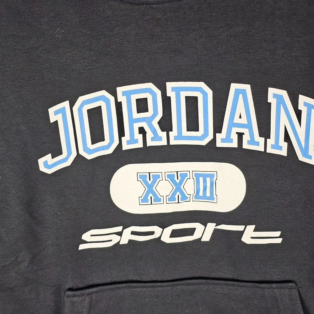 Jordan Sports Crossover Hoodie Mens M Dri-Fit French Terry Drawstring FV8626-011